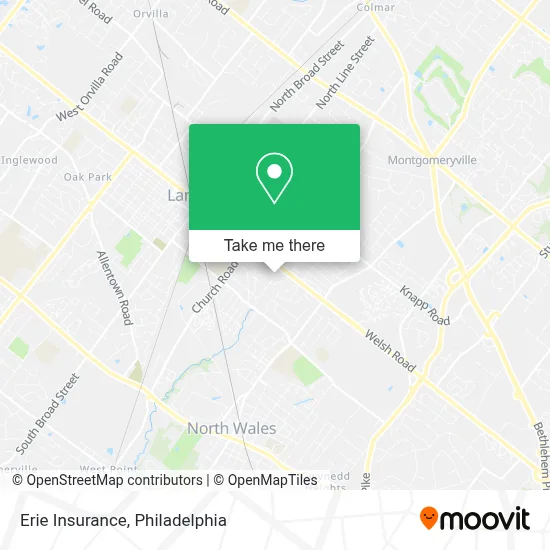 Erie Insurance map