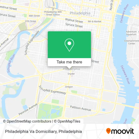 Philadelphia Va Domiciliary map