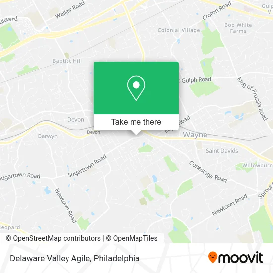 Delaware Valley Agile map