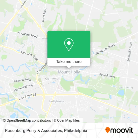 Rosenberg Perry & Associates map