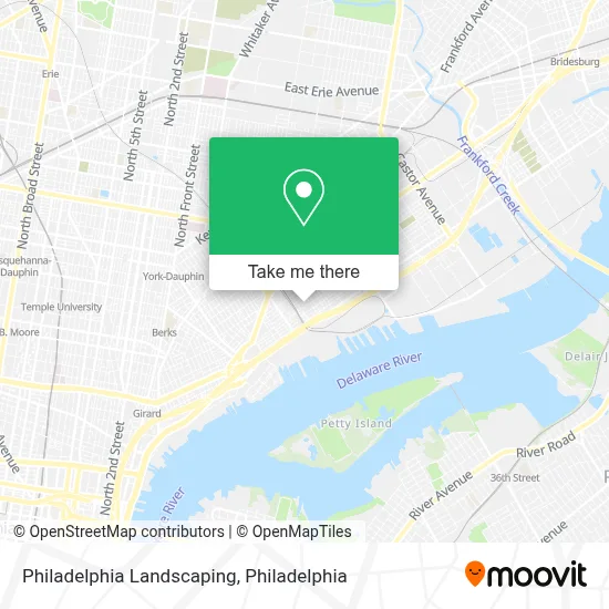 Philadelphia Landscaping map