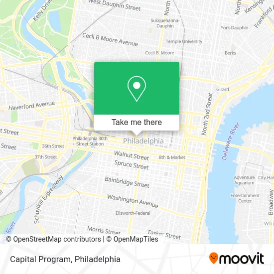 Capital Program map