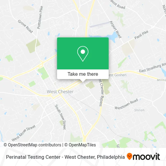Perinatal Testing Center - West Chester map