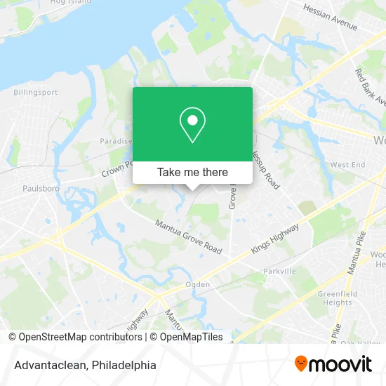Advantaclean map