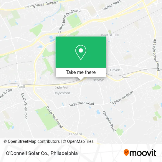 O'Donnell Solar Co. map