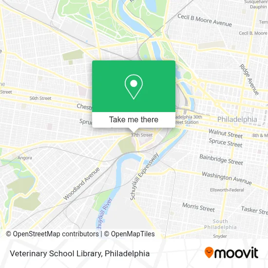 Veterinary School Library map