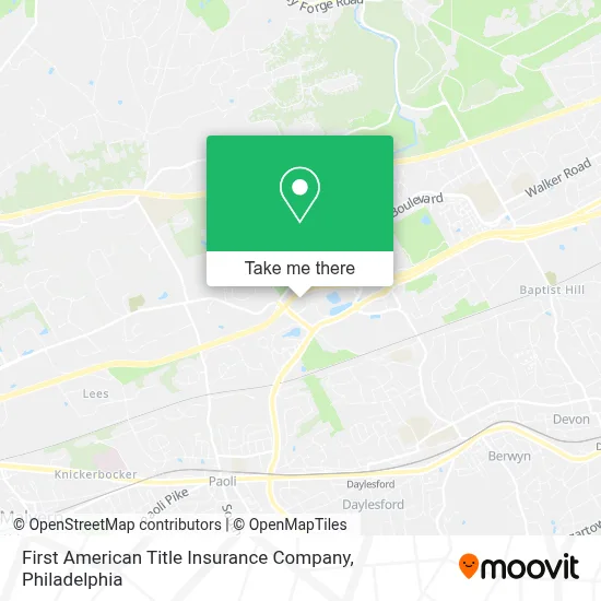 First American Title Insurance Company map