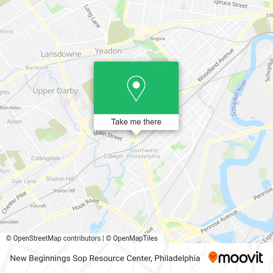 New Beginnings Sop Resource Center map