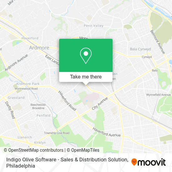 Indigo Olive Software - Sales & Distribution Solution map