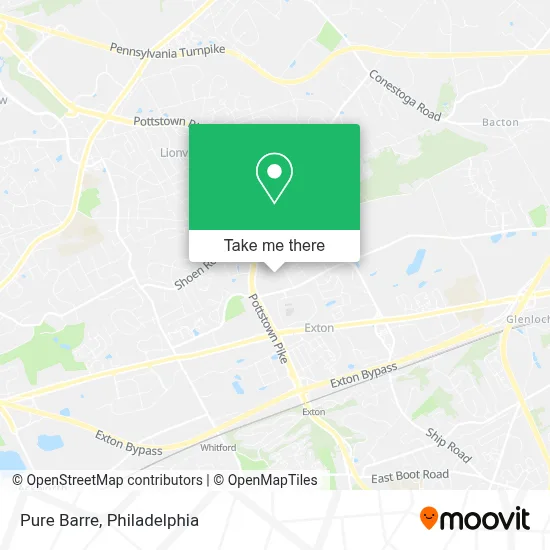 Pure Barre map