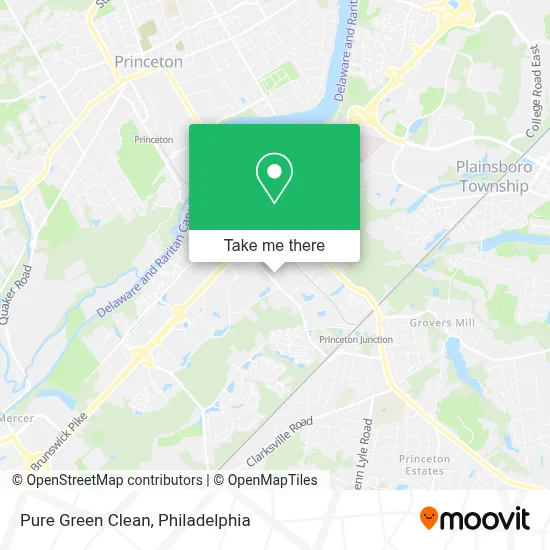 Pure Green Clean map
