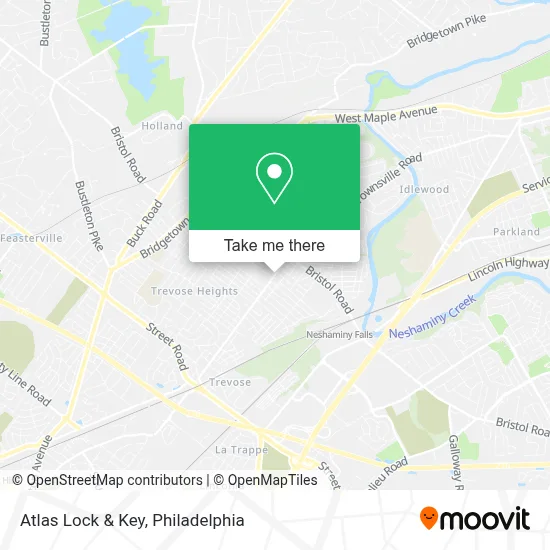 Atlas Lock & Key map