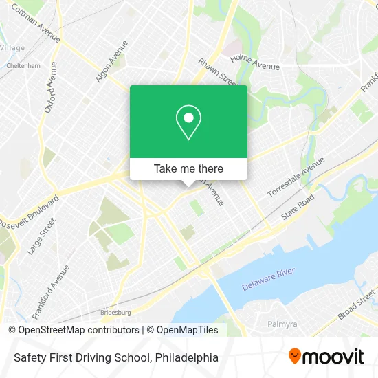 Safety First Driving School map