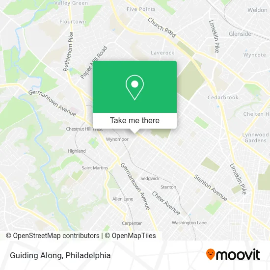 Guiding Along map