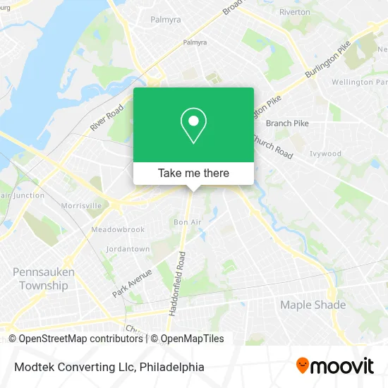 Modtek Converting Llc map