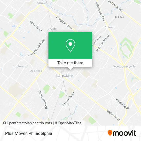 Plus Mover map