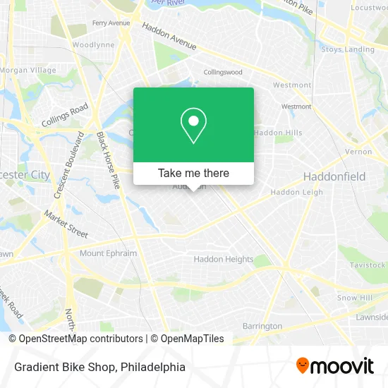 Gradient Bike Shop map