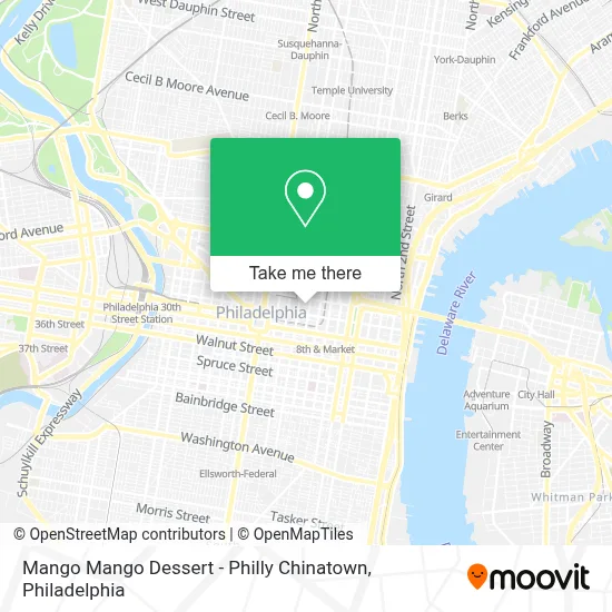 Mango Mango Dessert - Philly Chinatown map