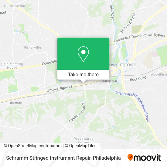 Schramm Stringed Instrument Repair map