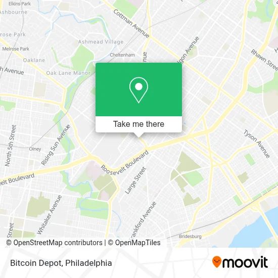 Bitcoin Depot map