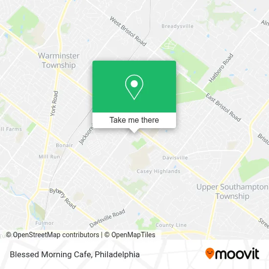 Blessed Morning Cafe map