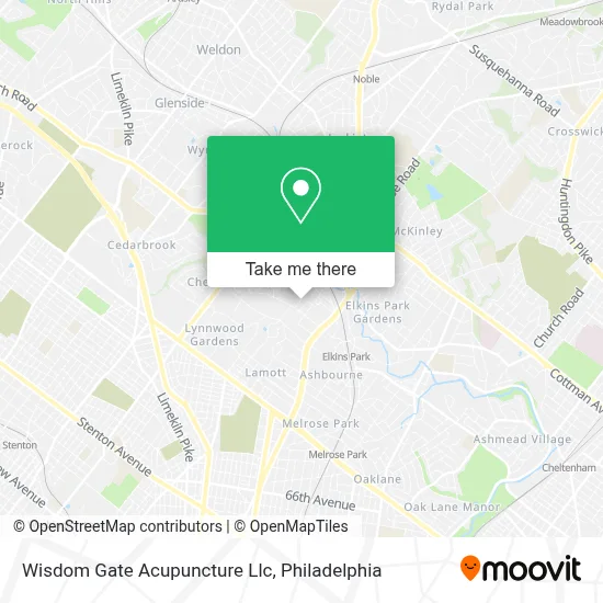 Wisdom Gate Acupuncture Llc map