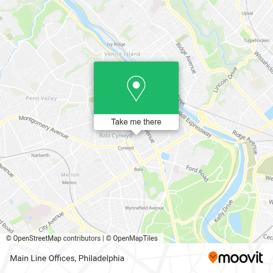 Main Line Offices map