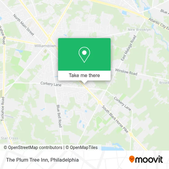 The Plum Tree Inn map