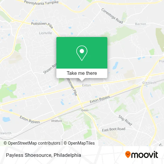 Payless Shoesource map