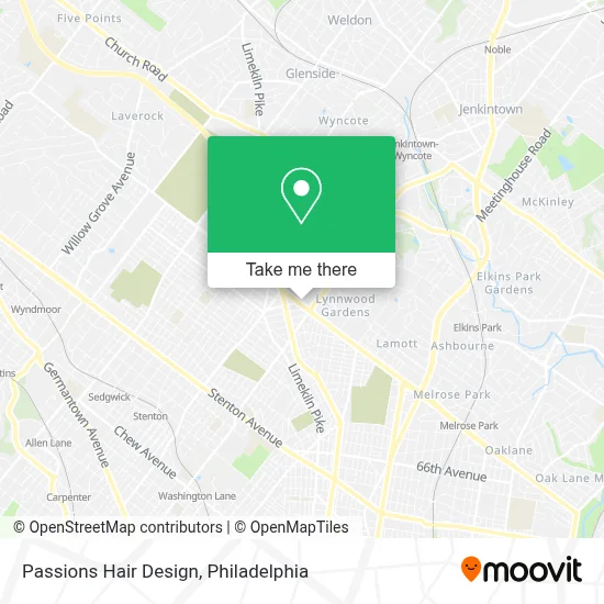 Passions Hair Design map