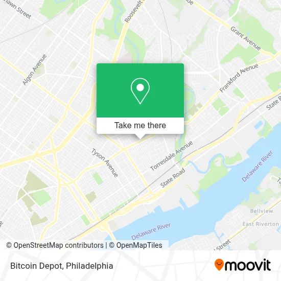 Bitcoin Depot map