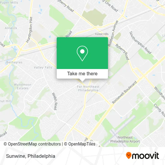 Sunwine map