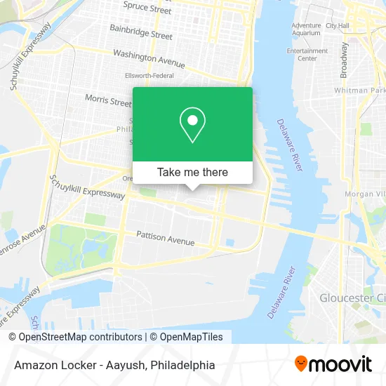 Amazon Locker - Aayush map