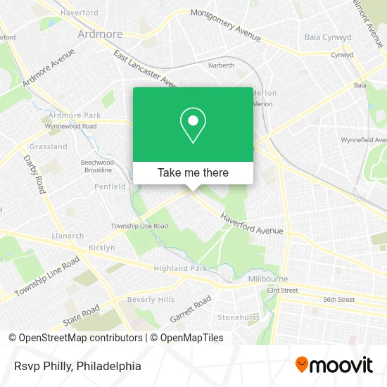 Rsvp Philly map