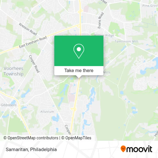 Samaritan map