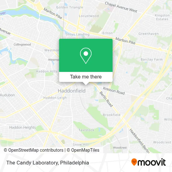 The Candy Laboratory map