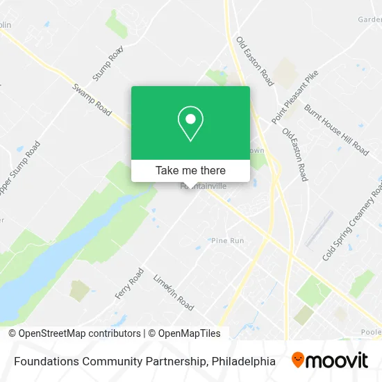 Foundations Community Partnership map