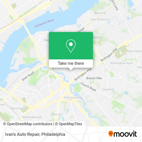 Ivan's Auto Repair map