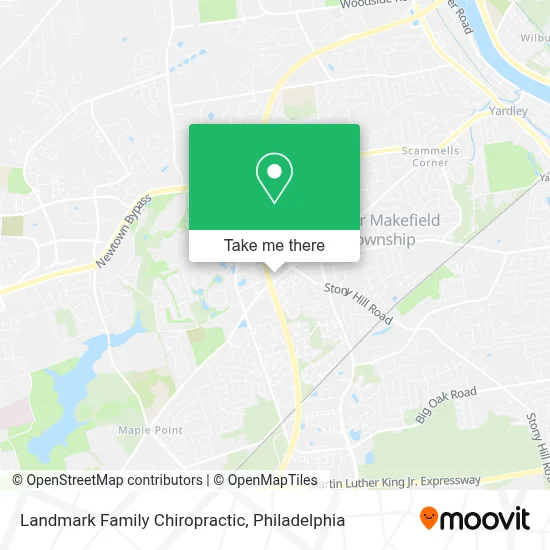 Landmark Family Chiropractic map