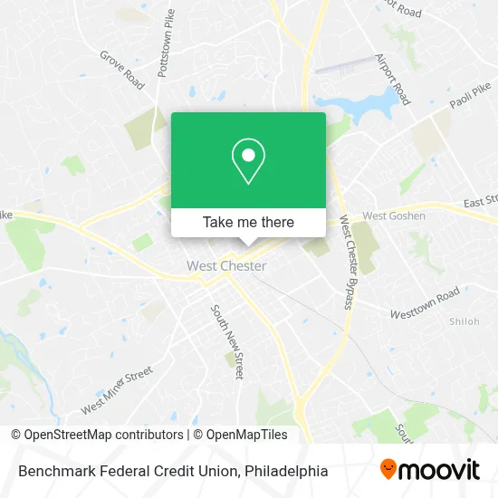 Benchmark Federal Credit Union map