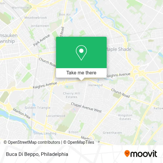 Buca Di Beppo map