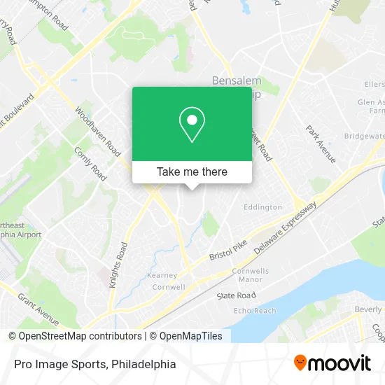 Pro Image Sports map