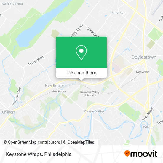 Keystone Wraps map
