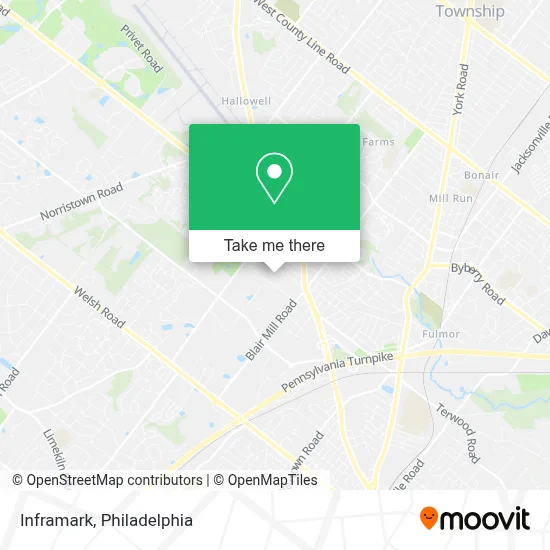 Inframark map