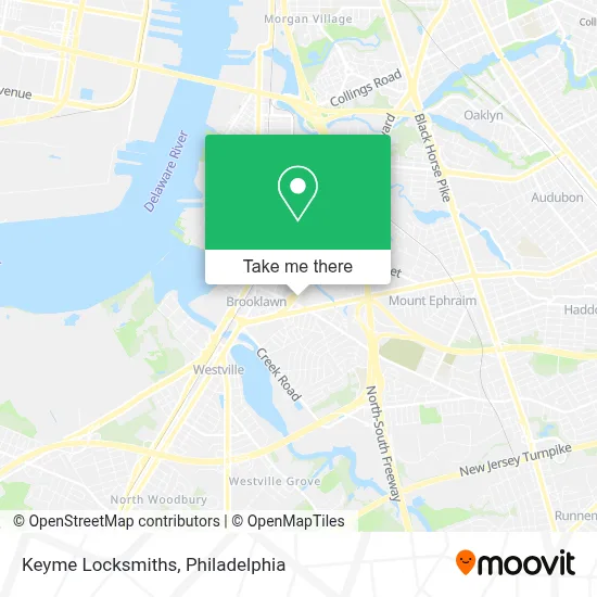 Keyme Locksmiths map