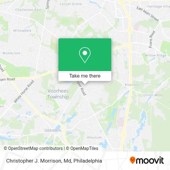 Christopher J. Morrison, Md map