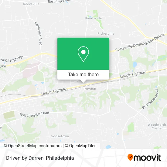 Driven by Darren map