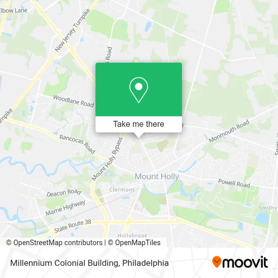Millennium Colonial Building map