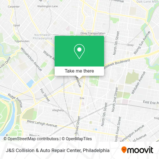 J&S Collision & Auto Repair Center map
