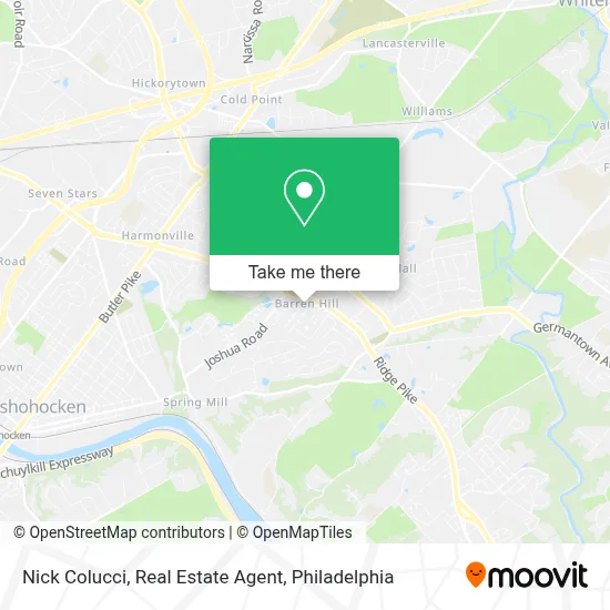 Nick Colucci, Real Estate Agent map